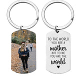 Personalized Mother's Gift Keychain Engraved Keyring Keepsake Jewel