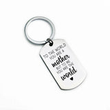 Personalized Mother's Gift Keychain Engraved Keyring Keepsake Jewel