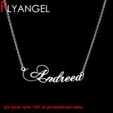 FLYANGEL Personalized Name Necklace Name Jewelry Accessories