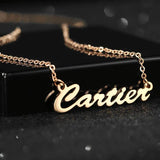 FLYANGEL Personalized Name Necklace Name Jewelry Accessories