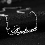 FLYANGEL Personalized Name Necklace Name Jewelry Accessories