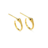 Snake Hoop Earrings for Women, Cubic Zirconia Jewelry