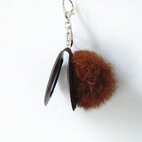 Fluffy Fur Ball Key Chain Charming Car Key Holder