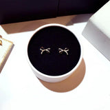 Temperament Shine Earrings Butterfly Charm Rhinestone Wedding Pendant