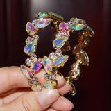 Arrival Rhinestone Women Hoop Earrings Pretty Girls' Daily Collection Jewelry