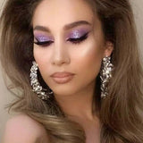Arrival Rhinestone Women Hoop Earrings Pretty Girls' Daily Collection Jewelry