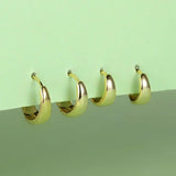 TrustDavis 925 Sterling Silver Hoop Earrings 6 7 8 9 10mm DG0132
