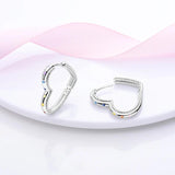 925 Silver Crystal Stars U-Type Earrings