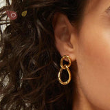 925 Silver 8-Shaped Hoop Earrings Women Jewelry Gift