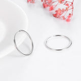 Real Sterling Silver 925 Huge Hoop Earrings for Women