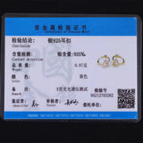 925 Silver Heart Earring Hoop Sleeper Huggie Earrings