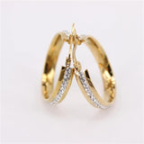 Classic Stainless Steel Hoop Earrings Women Europe Hot Seller