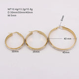 Classic Stainless Steel Hoop Earrings Women Europe Hot Seller