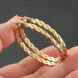 Stainless Steel Hoop Earrings Personality Bijoux Acier Inoxydable Femme