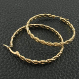 Stainless Steel Hoop Earrings Personality Bijoux Acier Inoxydable Femme