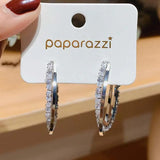 925 Silver Hoop Earrings with Cubic Zircon