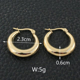 Women's Stainless Steel Hoop Earrings