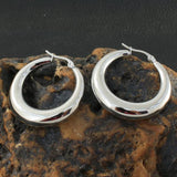 Women's Stainless Steel Hoop Earrings