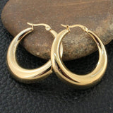 Women's Stainless Steel Hoop Earrings