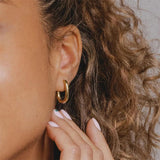 Vintage Circle Hoop Earrings Geometric Bride Party Wedding Jewelry