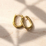 Vintage Circle Hoop Earrings Geometric Bride Party Wedding Jewelry