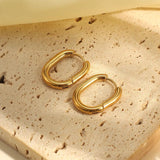 Vintage Circle Hoop Earrings Geometric Bride Party Wedding Jewelry