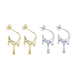 Geometric Circle Hoop Earrings for Women