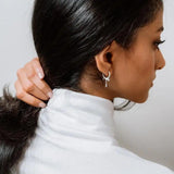 Geometric Circle Hoop Earrings for Women