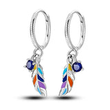 Asymmetrical Double Heart Love Hoop Earrings For Women