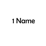 Personalized Family Names Leather Keychain