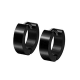 4 Pairs Stainless Steel Huggie Hoop Earrings for Men Women