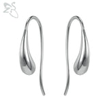 Punk Stainless Steel Hoop Earrings Skull Cross Wings Tiger Dangle Rock Vintage