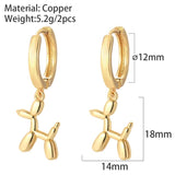 Donut Ice Cream Fish Tail Earrings Enamel Dangle Ear Rings