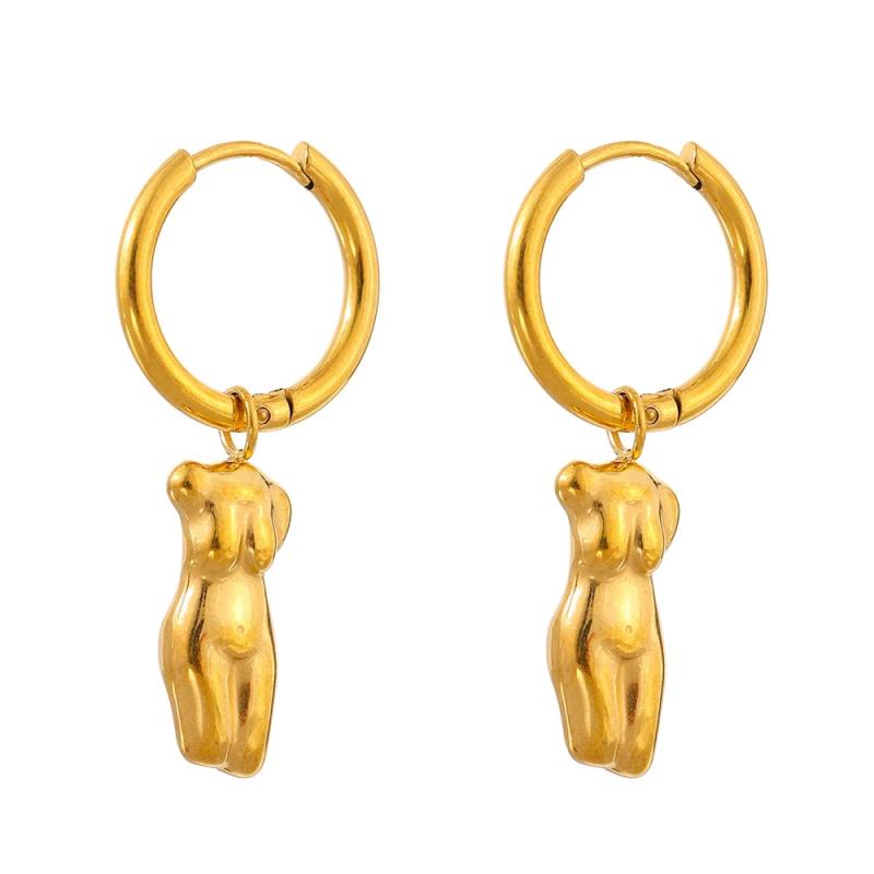 Women's Stainless Steel Hoop Earrings
