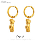 Women's Stainless Steel Hoop Earrings