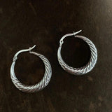 Large Circle Hoop Earrings for Women Vintage Accessories