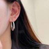 Large Circle Hoop Earrings for Women Vintage Accessories