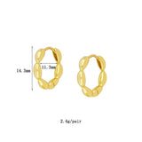 Silver Filled Dangle Earrings For Women EarCuffs Zircon Piercing Stud