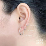 925 Silver Round Hoop Earrings Circle Women Small Earrings Hoop Silver Jewelry