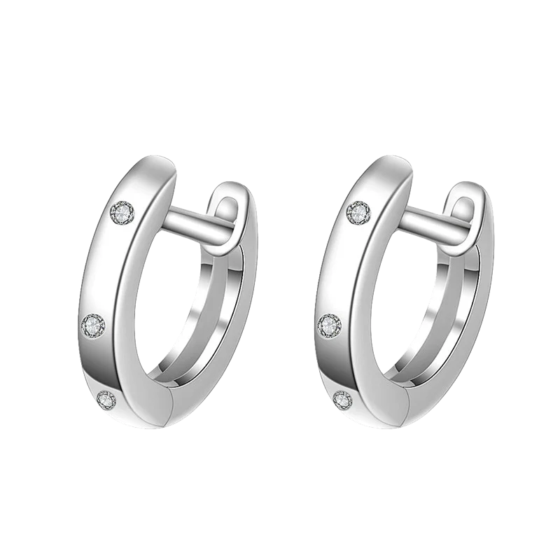 925 Silver Earrings for Women, Trendy Jewelry Earrings