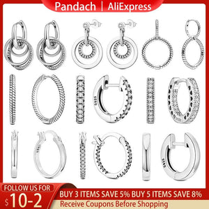 925 Silver Earrings for Women, Trendy Jewelry Earrings
