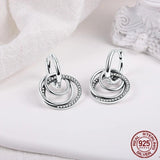 925 Silver Earrings for Women, Trendy Jewelry Earrings