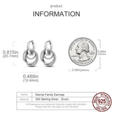 925 Silver Earrings for Women, Trendy Jewelry Earrings