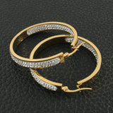 Stainless Steel Hoop Earrings for Women Girls - Gift