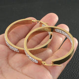 Stainless Steel Hoop Earrings for Women Girls - Gift