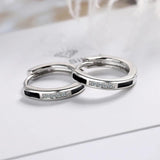 925 Silver Round Czech Zircon Hoop Earrings For Women FQL21291