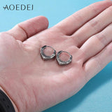 316L Stainless Steel Hoop Earrings for Men Gothic Jewelry