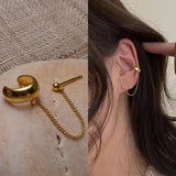 Copper Alloy Irregular Earrings For Women
