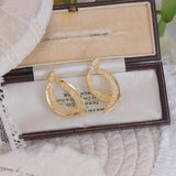 Grid Cross Charm Earrings for Women 14K Plated Personalized Gift