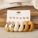 Colorful Resin Acrylic Earrings Set - Drop Earrings Year